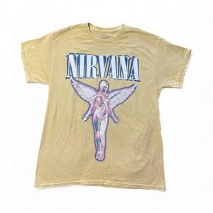 Nirvana Graphic Tee in Yellow